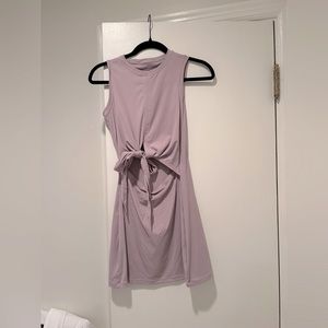 HALARA front tie athletic dress. Comes with spandex shorts underneath.